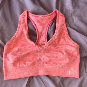 Neon Orange Sports Bra